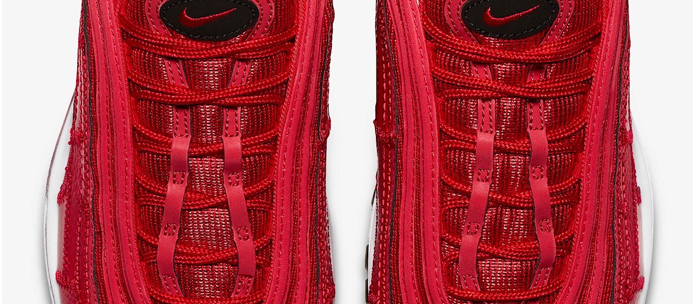 Air Max 97 CR7 lacing system