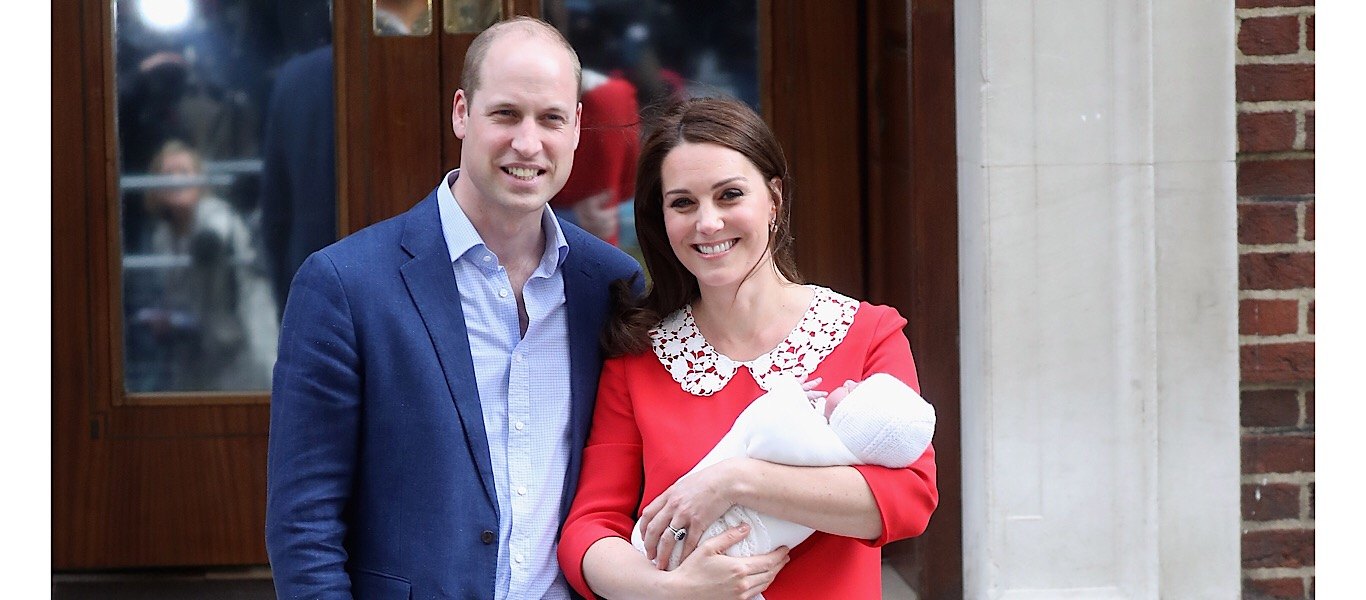 The Duke and Duchess of Cambridge with the new baby prince