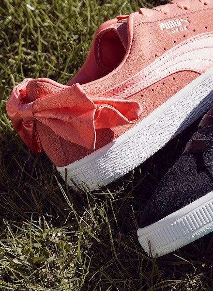Cara Delevingne x Puma Suede Bow Trainers