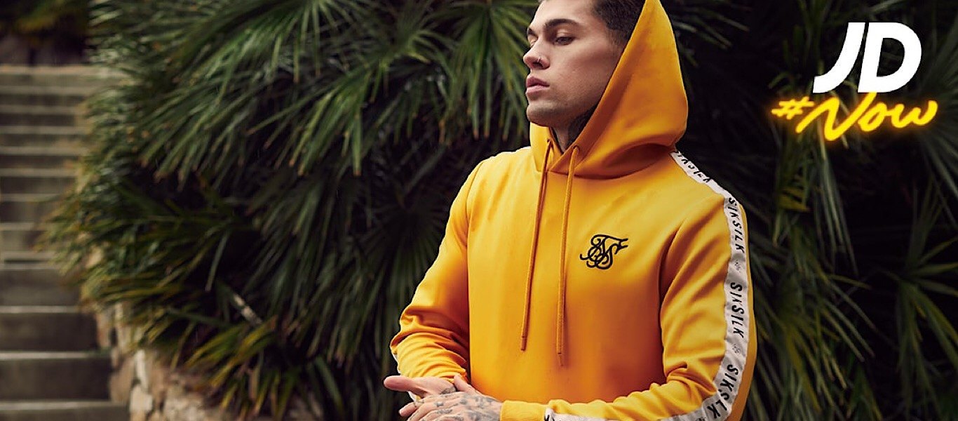 orange siksilk hoodie