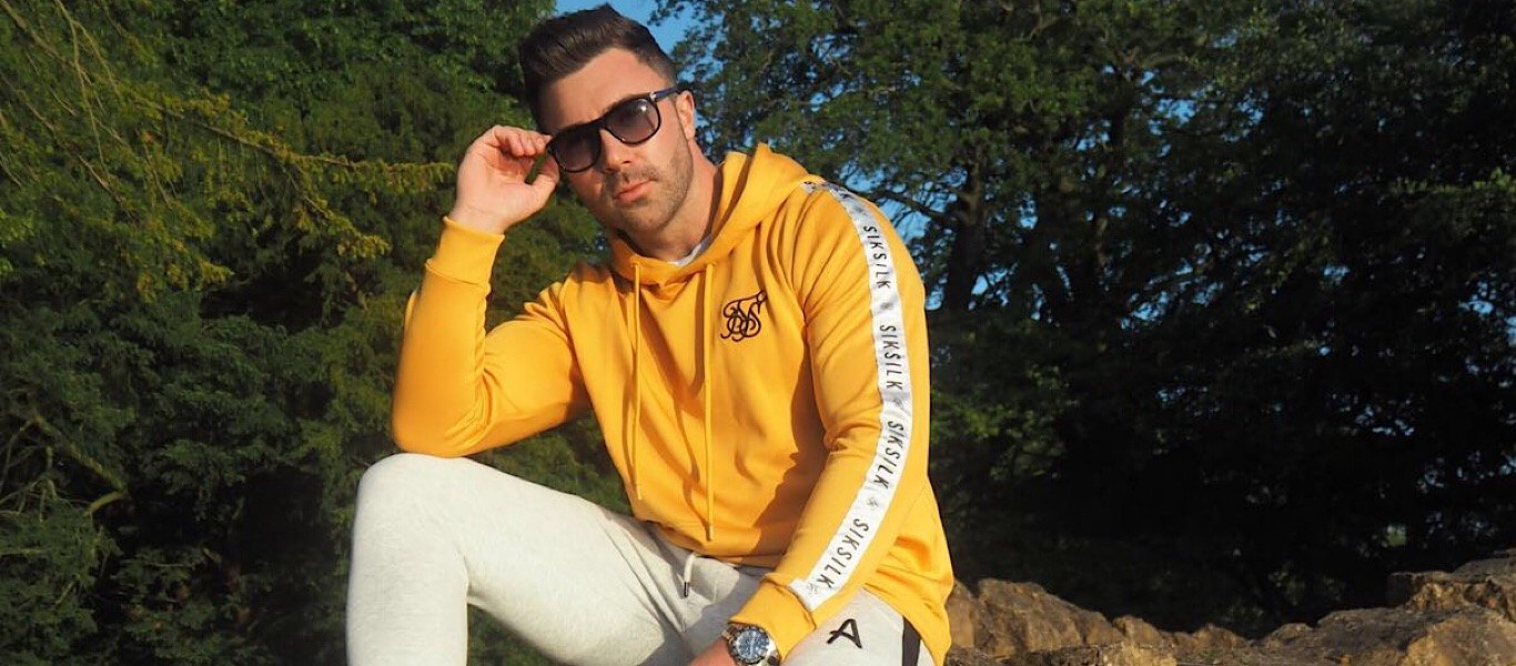 James Tindale in SikSilk hoodie