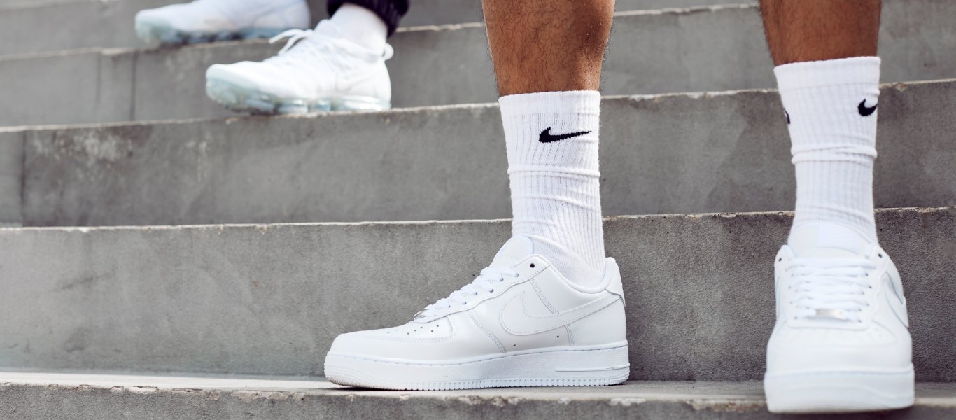 white footwear air force 1