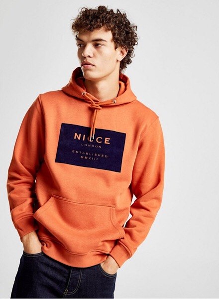 Orange Nicce Hoodie