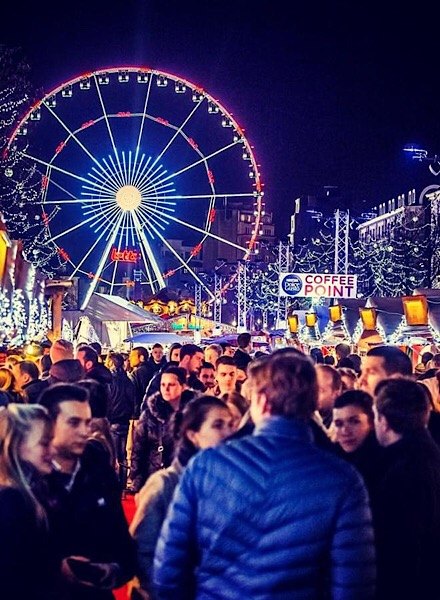 Brussels Belgium Christmas markets