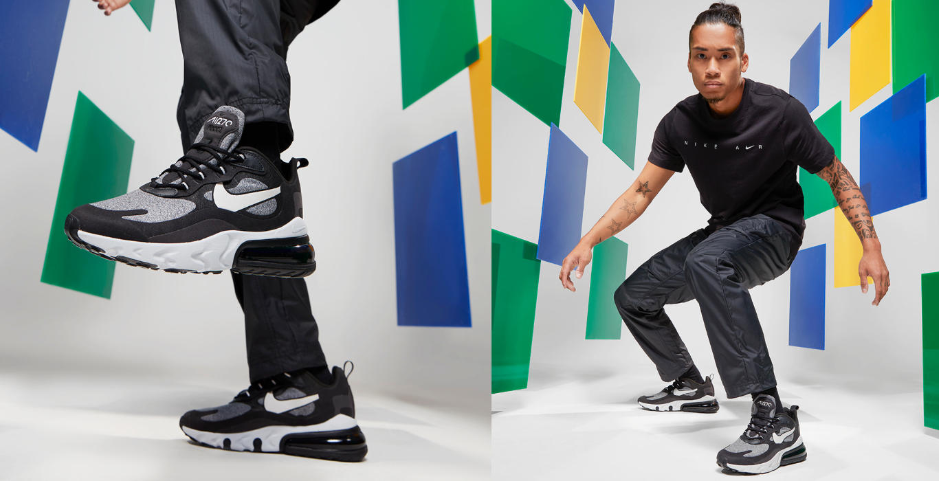 air max 270 react black