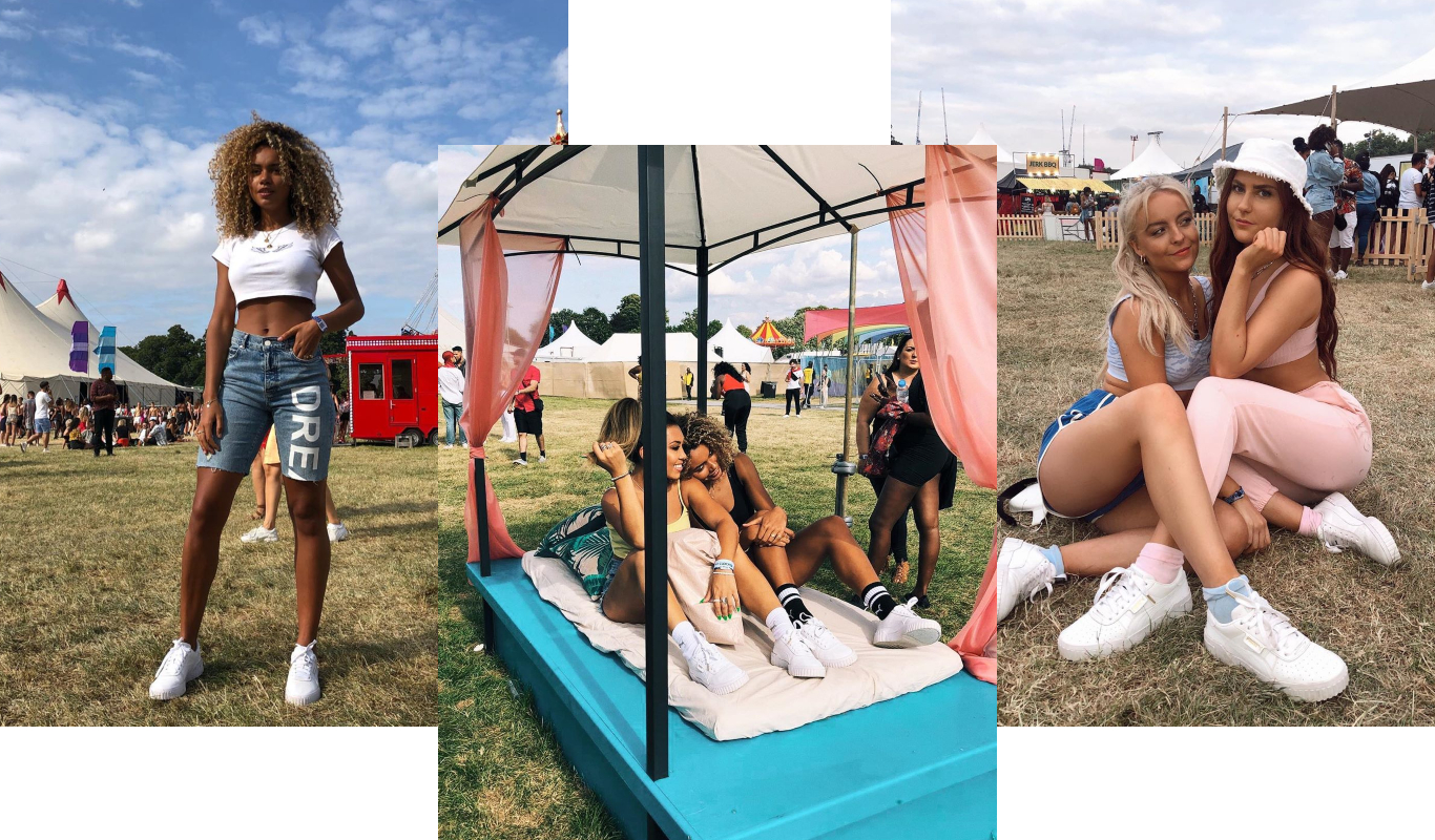 influencers at lovebox festival