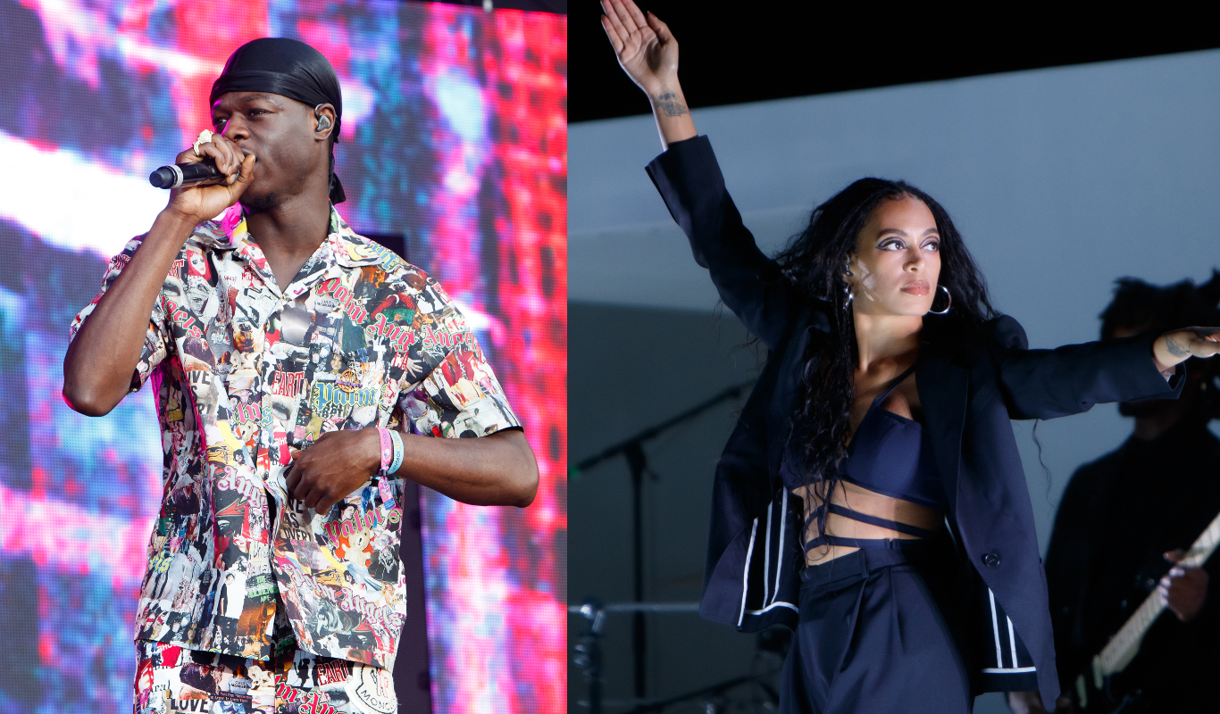 J Hus and Solange at Loveox