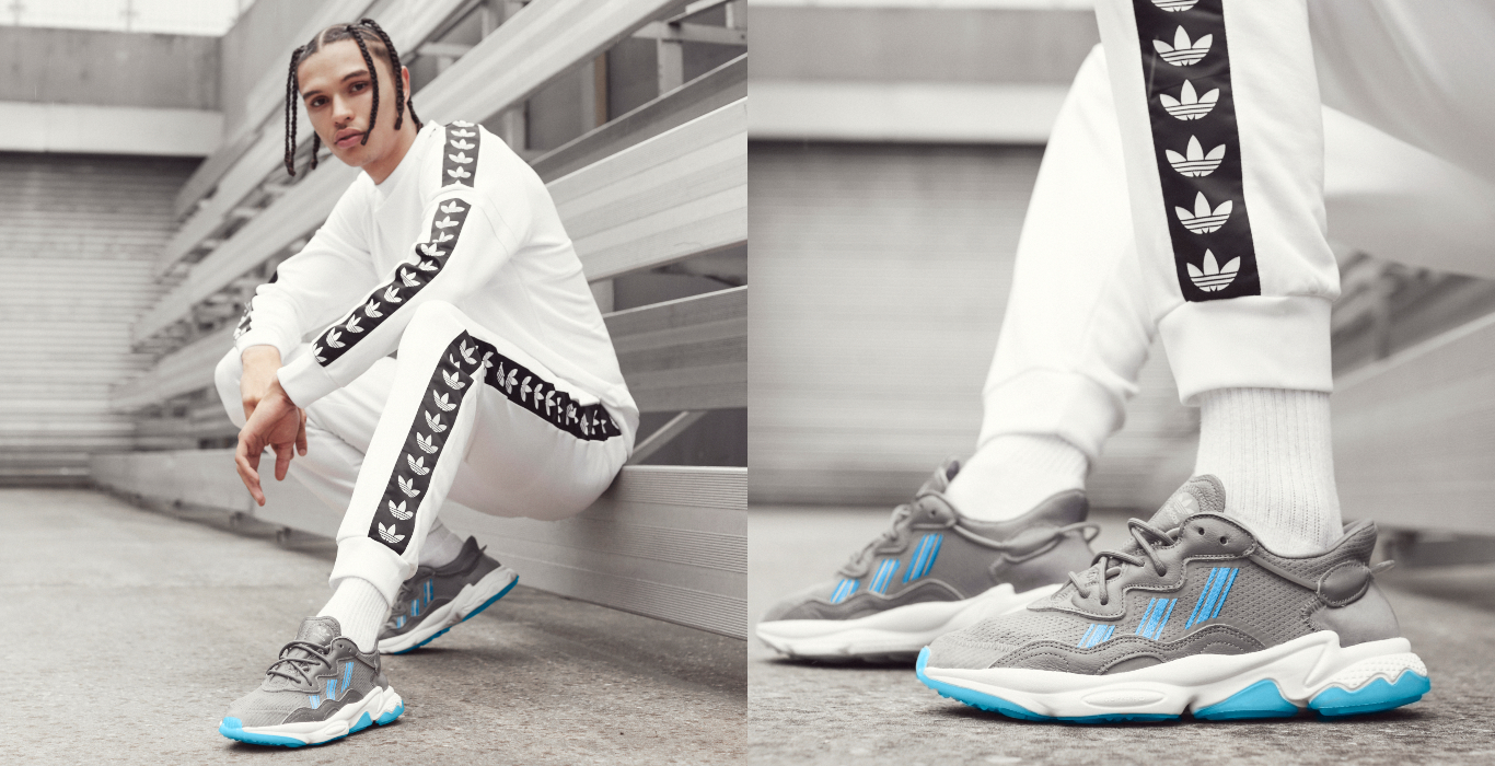 ozweego grey and blue