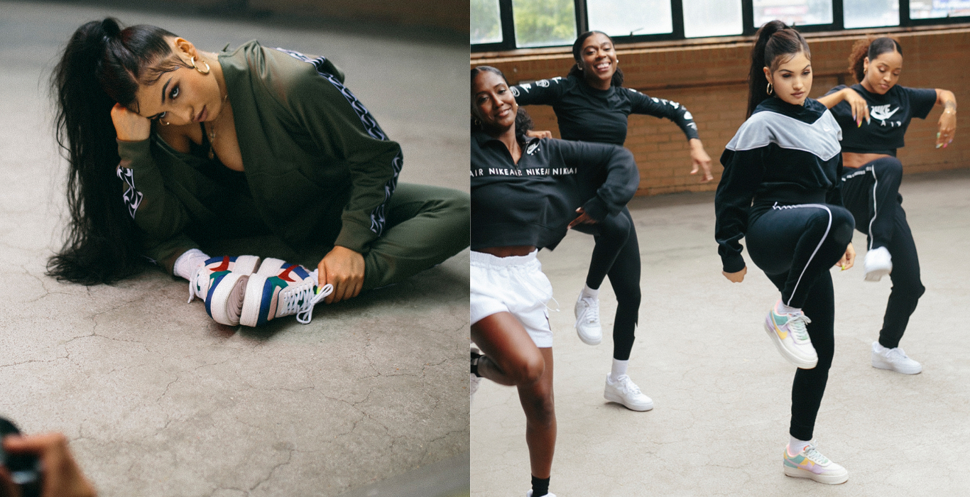 mabel and dancers in AF1 Shadow