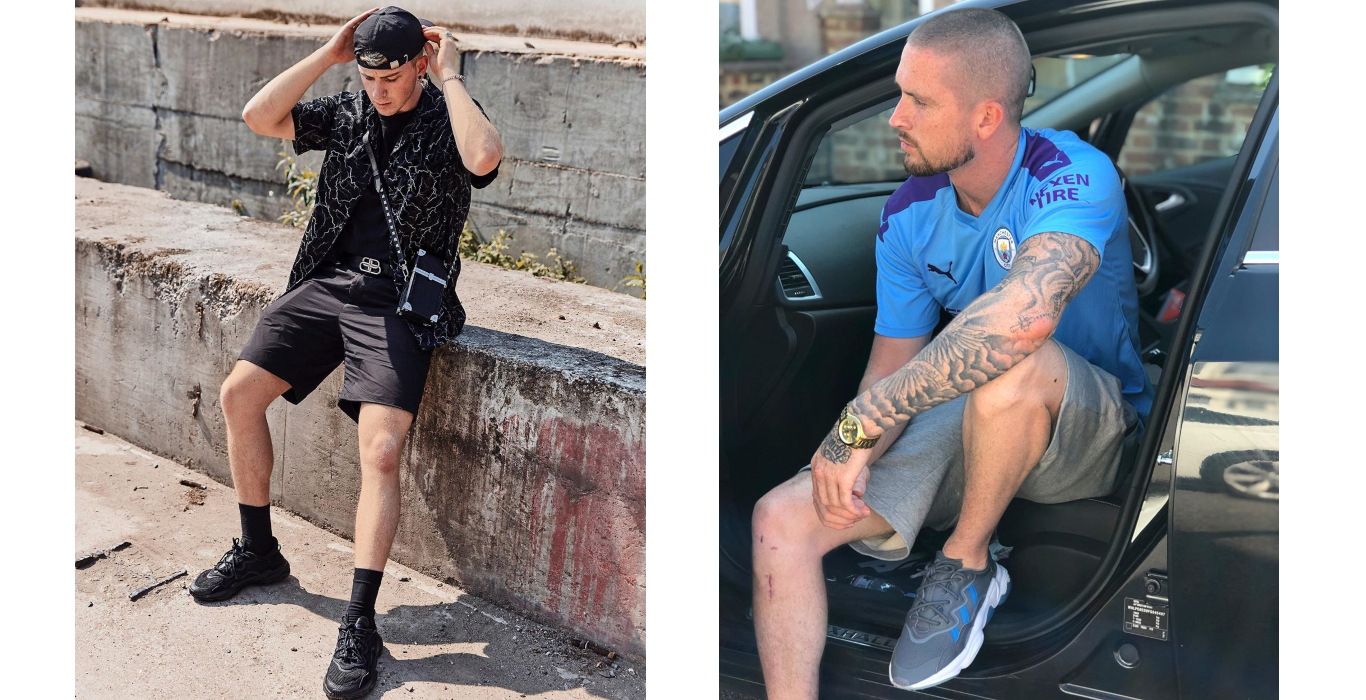 influencers wearing ozweego