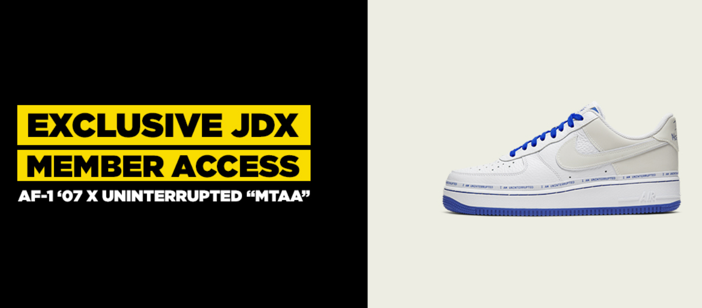 Exclusive JDX Member Access: Air Force 1 07 x Uninterrupted
